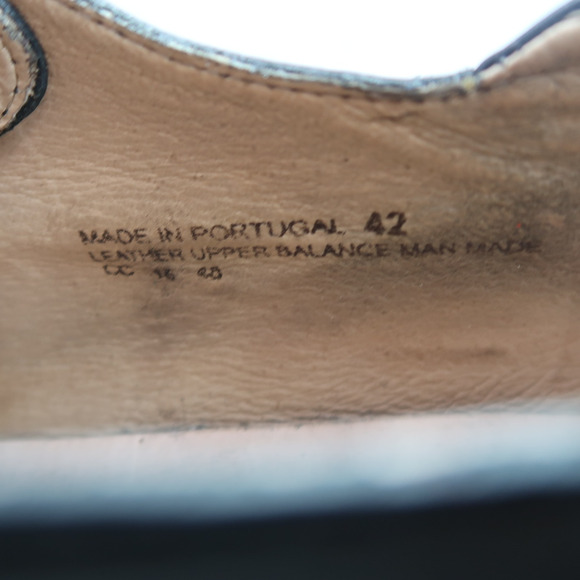 Dromedaris Shoes Womens 42 Oxford Hornbill Leather Wingtip Black Comfort Classic - Picture 13 of 14